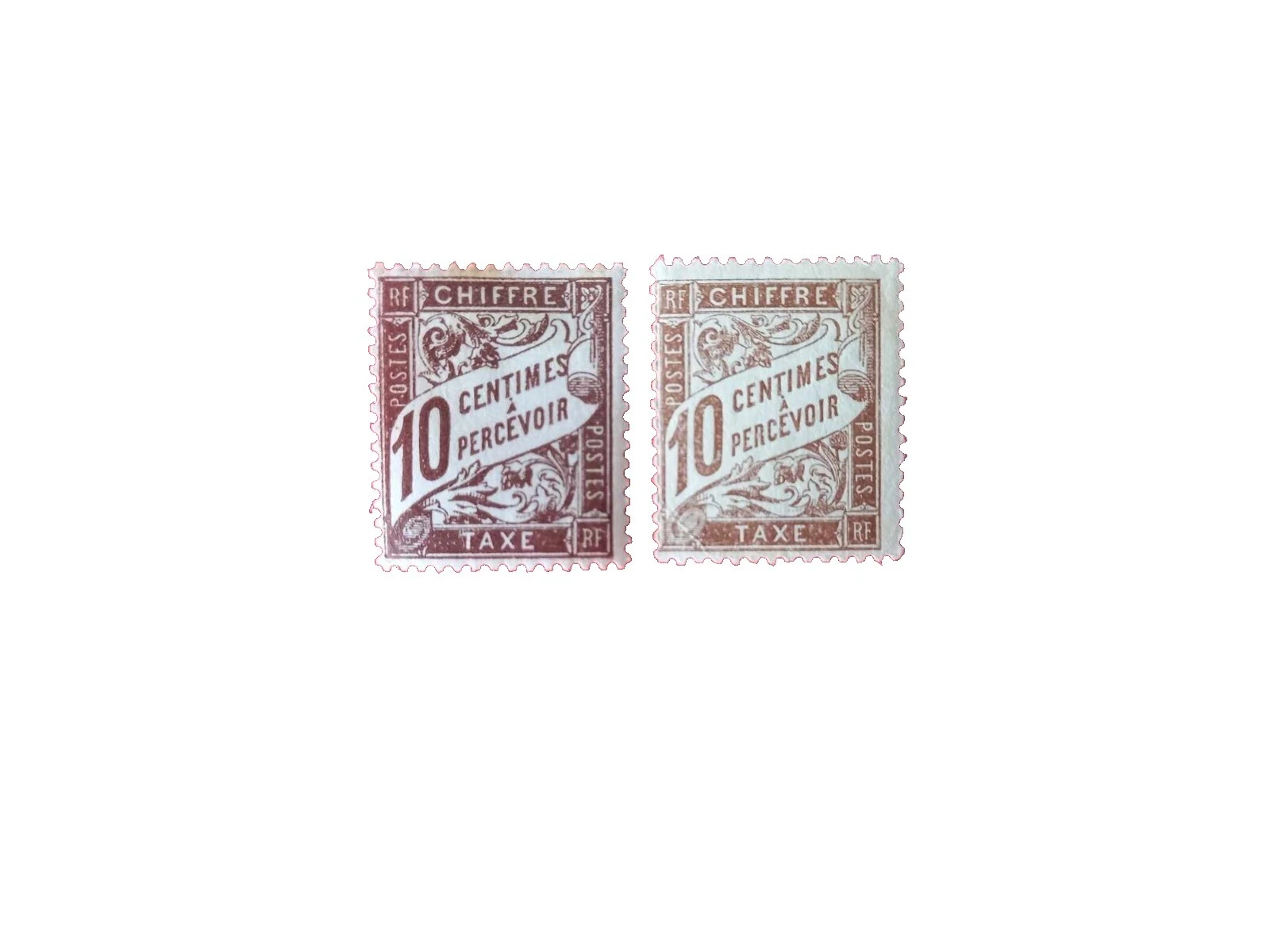 Black Postage Due Stamps