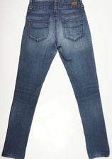 Paige Women's Premium Denim Hidden Hills Straight Leg Distressed Jean Sz 27