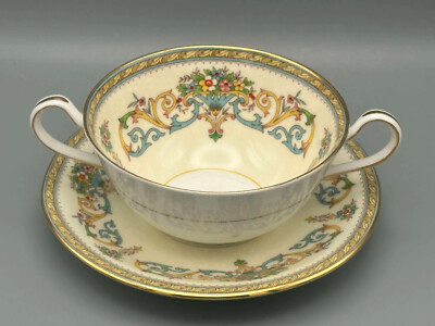 Aynsley Henley - Suppentasse mit Henkeln und Ständer.