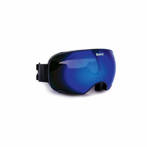Rebell maschera sci doppia lente + ricambio unisex nero | eBay