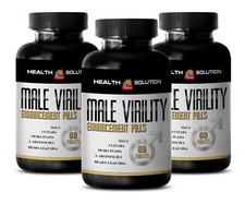 Libido Booster - MALE VIRILITY - Muira Puama powder - 3 bottles