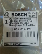 Bosch Genuine Brush Set Part #1617014126 for 11311EVS 11316EVS 11223EVS 11245EVS