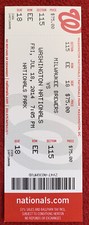 2014 Washington Nationals Bryce Harper  HR Baseball TICKET Stub Milwaukee Brewer