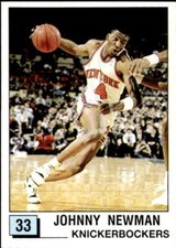 1990 NBA Panini Basketball Figure #33 Johnny Newman