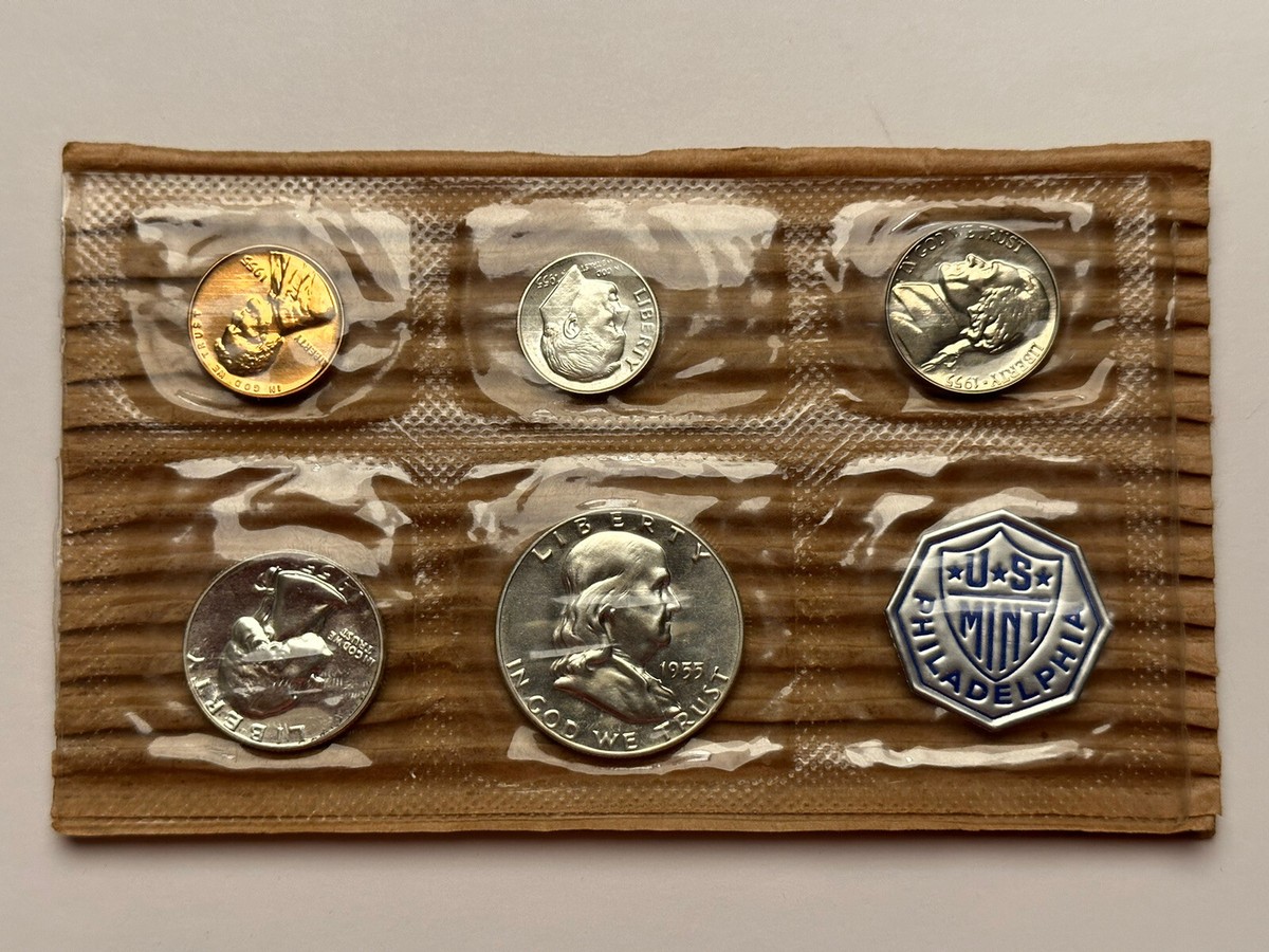 1955 United States Mint Proof Set in Original Flat Pack Packaging