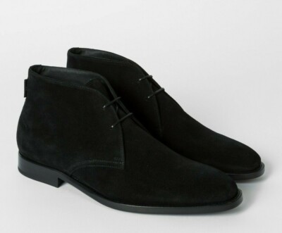 mens black suede chukka boots