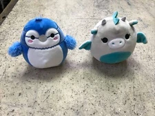 Squishmallows COLEY the Dragon Babs Blue Jay 5” Plush Stuffed Toy by Kellytoy