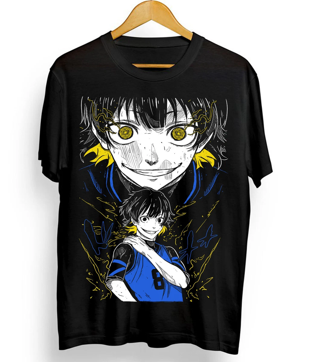 Meguru Bachira T-shirt Blue lock Kunigami,Rin Itoshi,Nagi Anime