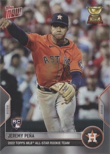 2022 Topps Update JEREMY PENA RC GENERATION NOW Houston Astros | eBay