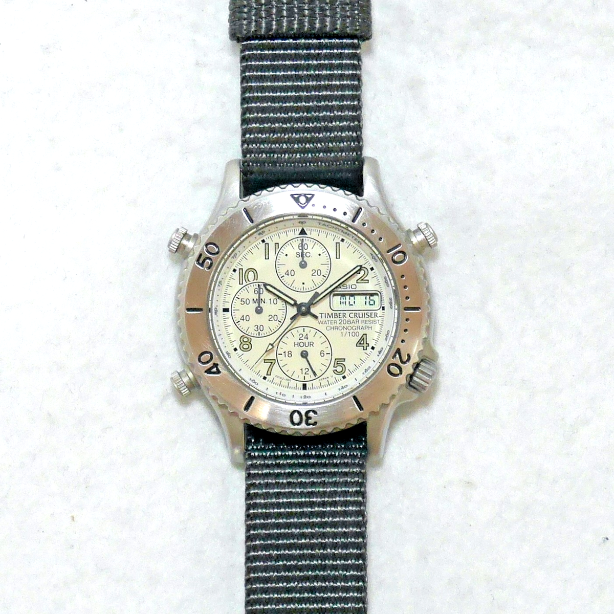 CASIO TIMBER CRUISER Military Field Watch TIC-4 White