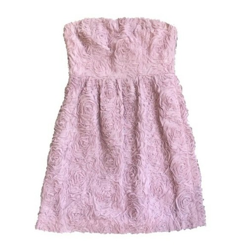 J. Crew lilac / lavender tulle floral strapless pa