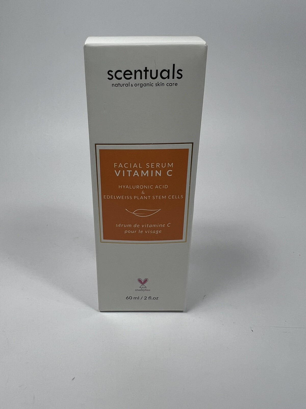 Scentuals Vitamin C Facial Serum, Hyaluronic Acid NIB 60ml Edelweiss
