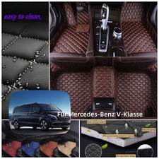 Für Mercedes-Benz V-Klasse Bj.2016-2022 Automatten Auto-Fußmatten