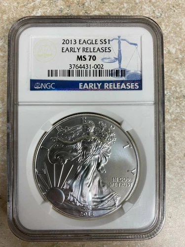 2013 American Silver Eagle S$1 NGC MS70 Early Releases