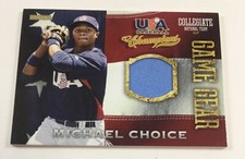 2013 Panini Michael USA Baseball Choice Game Gear Relic Card AR18