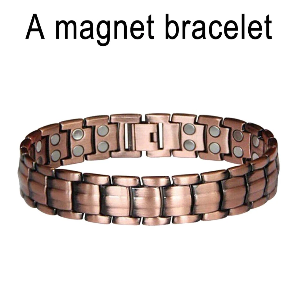 Kupfer Armband starken Magnetfeld Therapie Arthritis Gesundheit Schmuck Geschenk - Bild 2 von 4