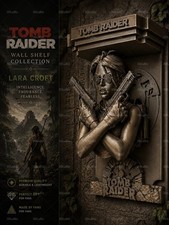 Tomb Raider Lara Croft Like 5x5 Top Floating Shelf Collectible New