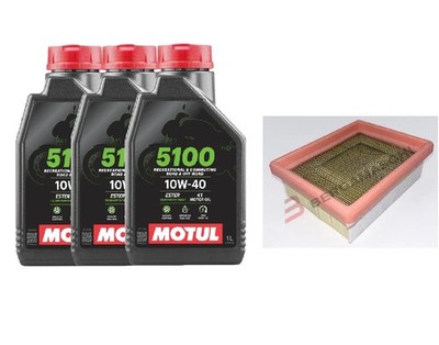 Sym MAXSYM 500 TL 2019 2020 Set Service Motul 5100 10W40 Luftfilter