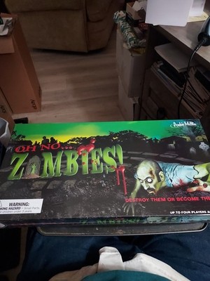 Archie McPhee Oh NO Zombies Board Game Spooky Halloween Fun Complete BRAND NEW