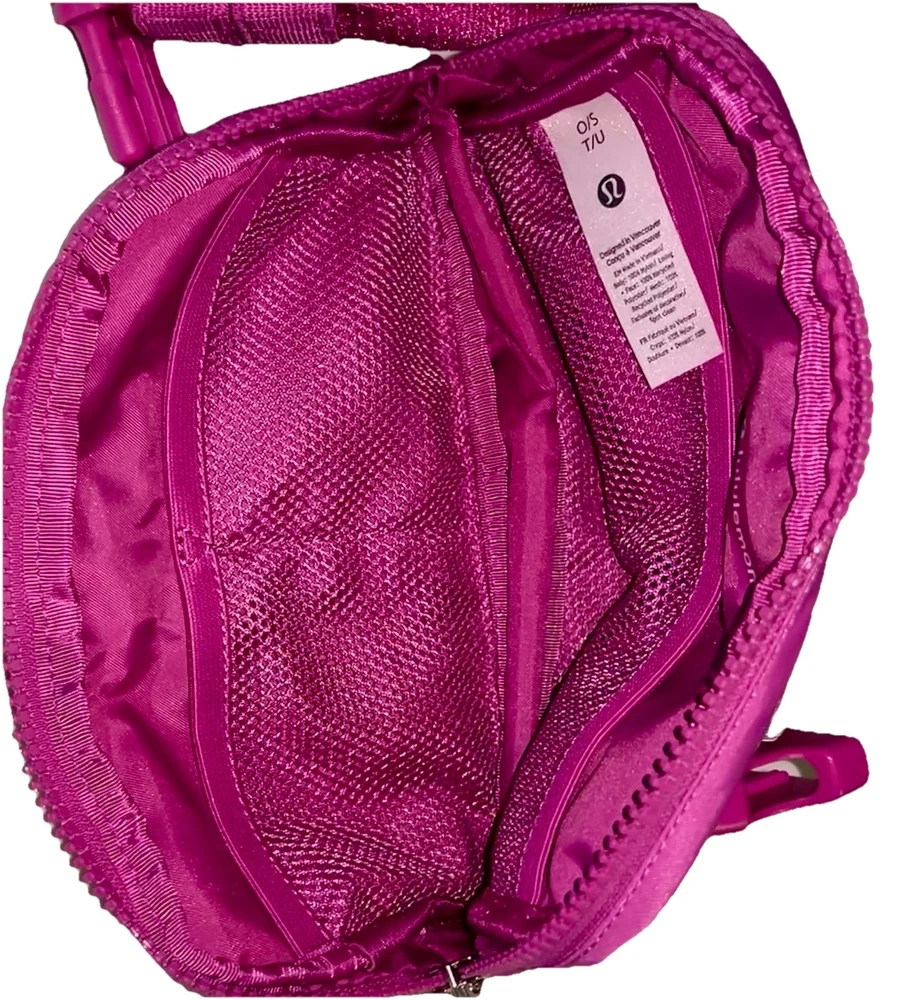 NWT Lululemon Everywhere Belt Bag 1L Rare Pow Pink Authentic