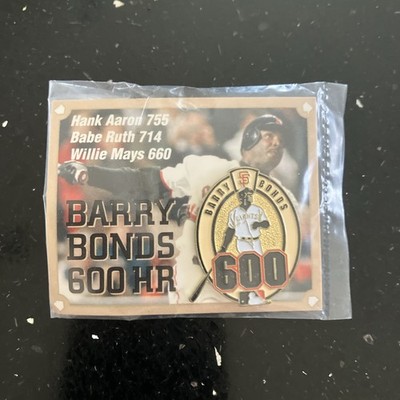 BARRY BONDS 600 HR Home Run collectible pin GIANTS-New In Package( 3165