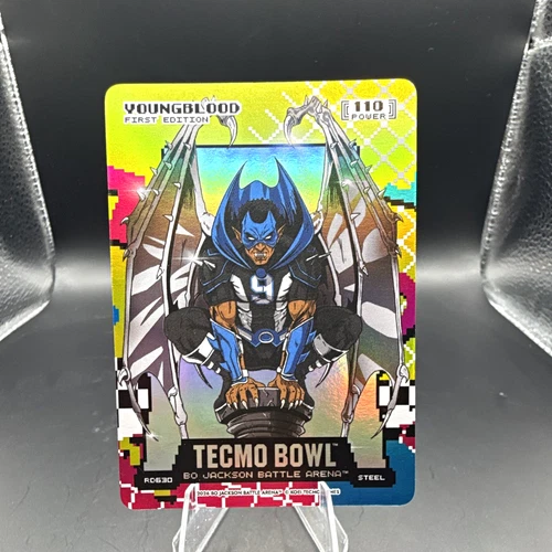 YOUNGBLOOD  Tecmo Bowl Bo Jackson Battle Arena Steel RD630 1st 2026