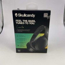 New Skullcandy Crusher Evo Wireless Active Noise Canceling Earbuds Black S6EVW