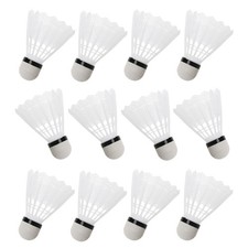 12pcs Plastic Balls Training Badminton Light Weight Training Shuttlecock
