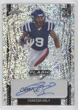 2022 Leaf Flash Silver Metalized Sparkles /40 Jerrion Ealy #BA-JE1 Auto 0u66