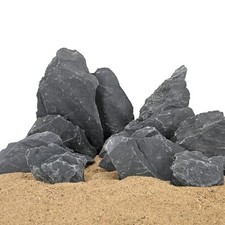 Natural Slate Stone Rocks 2 to 4 inch Aquariums Stone for 5lb