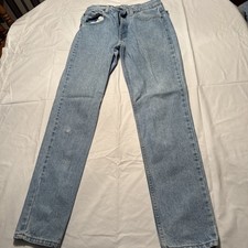 Levi's 512 Slim Tapered Fit Jeans Vintage USA Made 90s Faded 32/32 Denim.