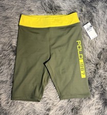 NWT Polo Ralph Lauren Logo Stretch Interlock Girl Biker Short Size XL 16