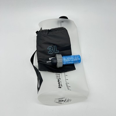 HydraPak Seeker   Zusammenklappbarer Wasserspeicher (3 Liter + Filterset)   Wass