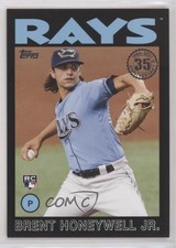 2021 Update 1986 Topps Baseball 35th Anniversary Black Brent Honeywell Jr 0nr3