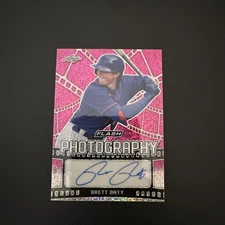 2021 Leaf Flash Brett Baty 11/15 BA-BB1 Auto signed NY Mets SSP 