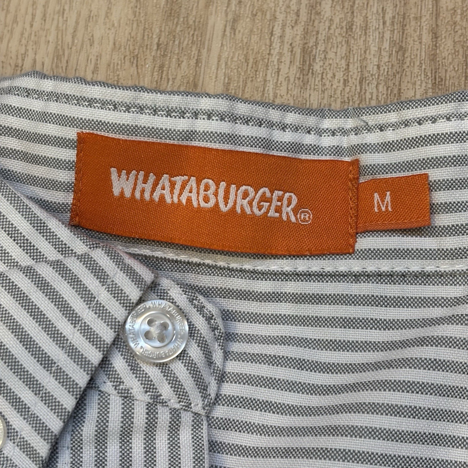 Whataburger Manager Shirt Medium Button Down Shor… - image 8