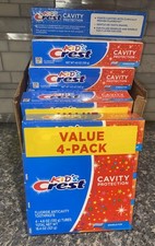 Crest Kids Toothpaste Sparkle Fun 4.6 oz 4 pack Cavity Protection Fluoride