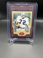 2008 Donruss Threads - Pro Gridiron Kings John Matuszak #PGK-14 Red Framed /100