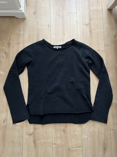 Helmut Lang, Vintage Helmut Lang Designer Pullover Sweater schwarz Gr. XS