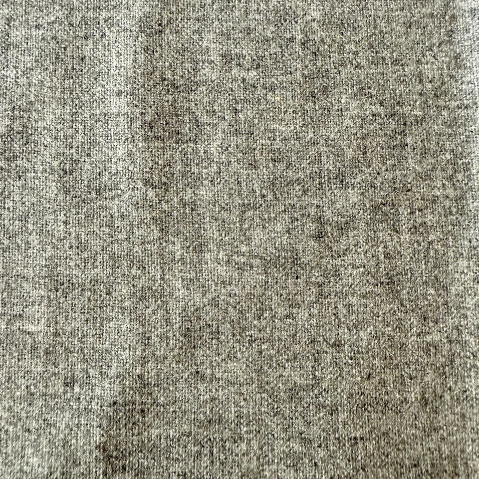 Heathered Gray Wool Blend Bouclé Fabric 10 oz Jacket Weight Texture 2 yds x 54" - Image 2 of 4