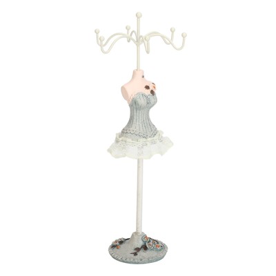 FOSA Model Dress Jewelry Display Stand with Hanging Hooks for Necklace and Ea...