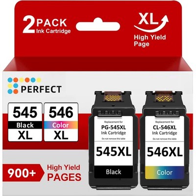 Druckerpatronen PG-545 XL CL-546 XL für Canon Pixma TS3150 TS3450 TR4550 MX495