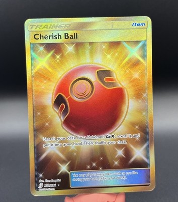 Pokemon Cherish Ball 250/236 Secret Rare Holo Unified Minds LP