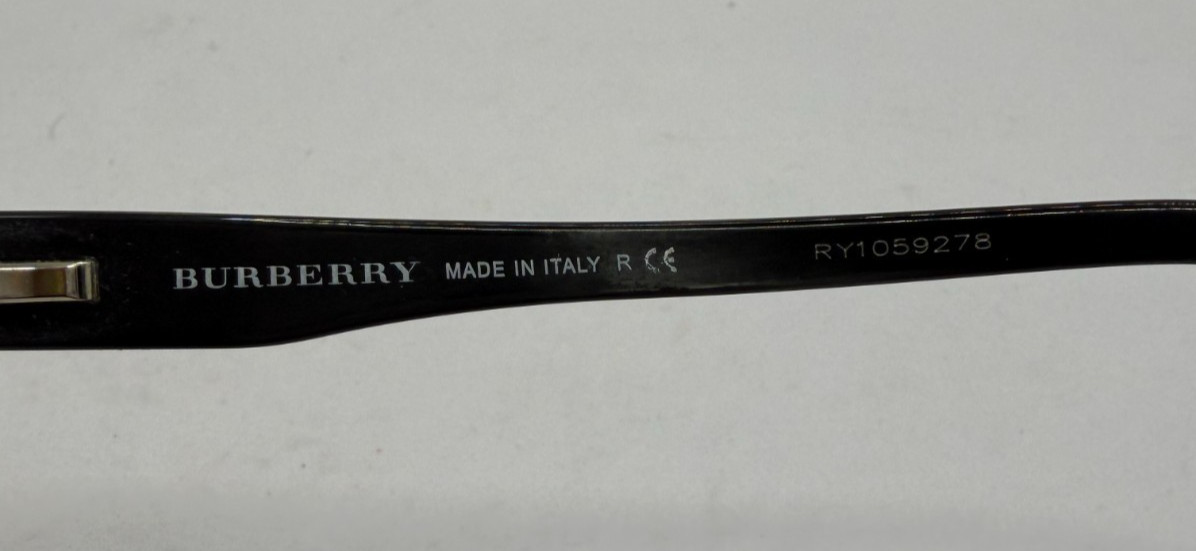 BURBERRY FRAMES ONLY EYEGLASSES BLACK 53-19-140 thumbnail 3