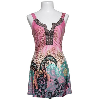 Bodyflirt Boutique, Kleid, Größe: 36/38, Pink/Mehrfarbig #28g