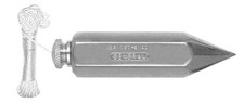 General 5 oz Steel Plumb Bob 3-3/8 in. L 1 pc
