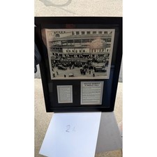 Wrigley Field Greatest Moments Framed Photo 1935 World Series Chicago Cubs Art