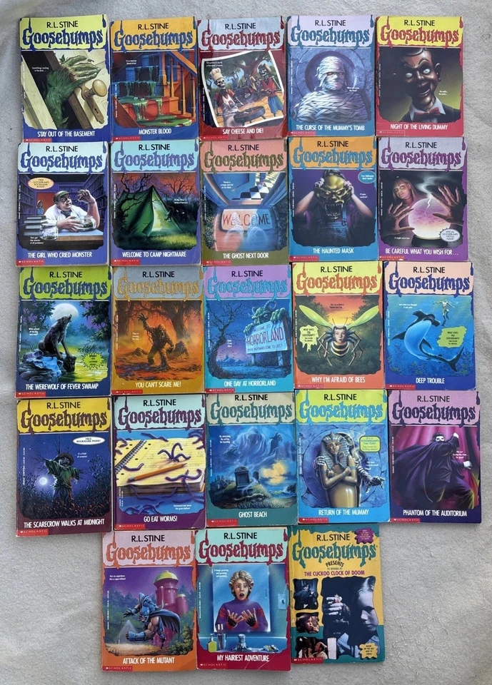 Lot of 22 Goosebumps R.L Stine 1st SCHOLASTIC PRINTINGS #2-4, 7-12, 14-17, 19-26 - Image 2 of 2