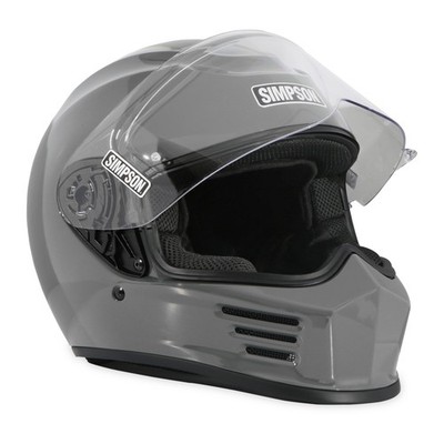 Simpson Motorcycle Speed Bandit Full Face Helmet Armor Gray X-Large