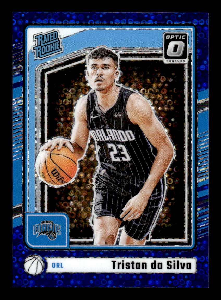 2024-25 Donruss Optic Tristan da Silva RC /49 Fast Break Disco Blue #260 Magic